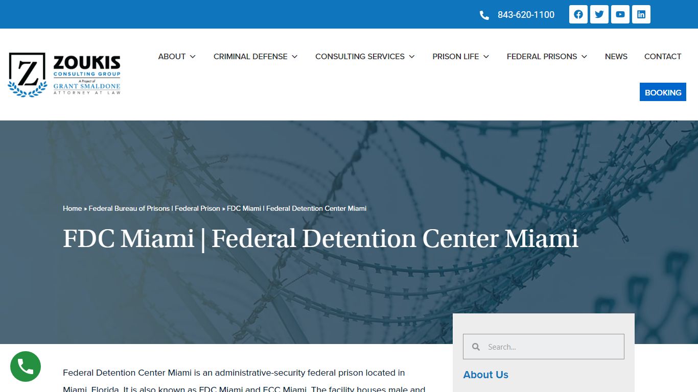 FDC Miami - Federal Detention Center Miami - Zoukis Consulting Group